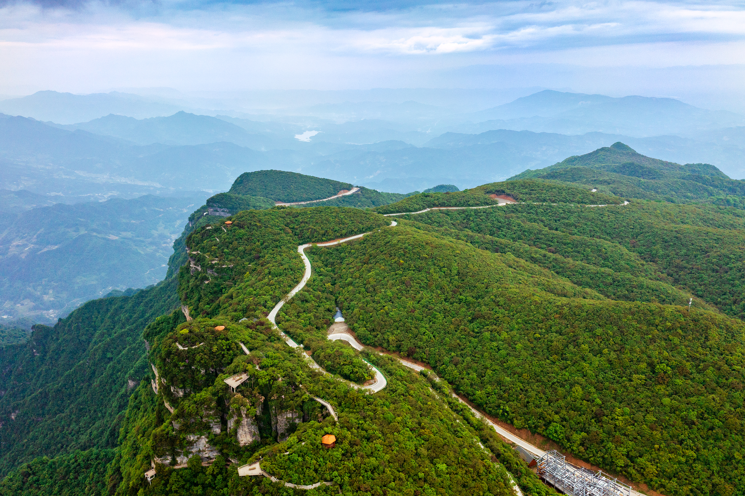 A scenic view of Hanzhong Longgangsi Site