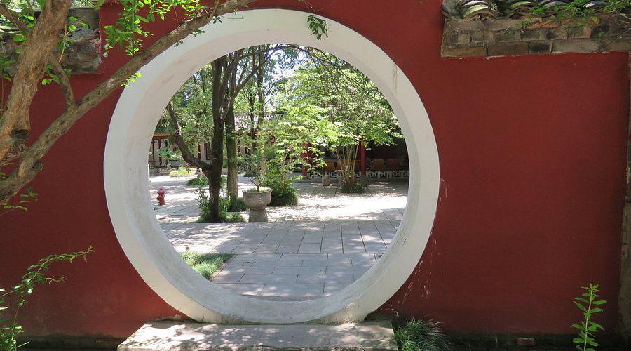 A scenic view of Hanzhong Mianxian Wuhou Shrine