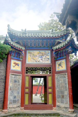 A scenic view of Hanzhong Mianxian Wuhou Shrine