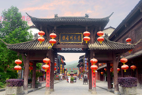 A scenic view of Hanzhong Qingmuchuan Wei Family Manor
