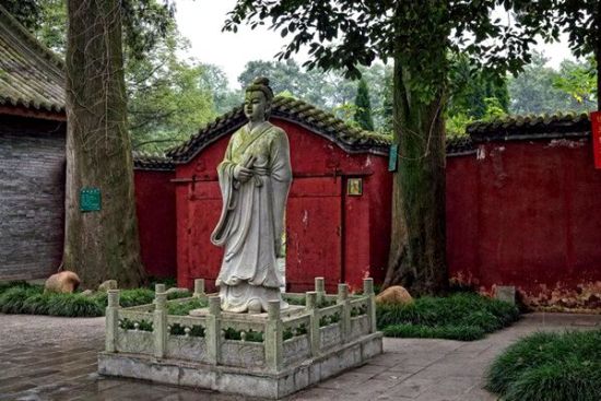 A scenic view of Hanzhong Wuhou Tomb