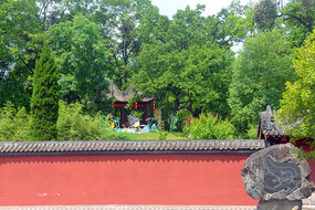 A scenic view of Hanzhong Wuhou Tomb