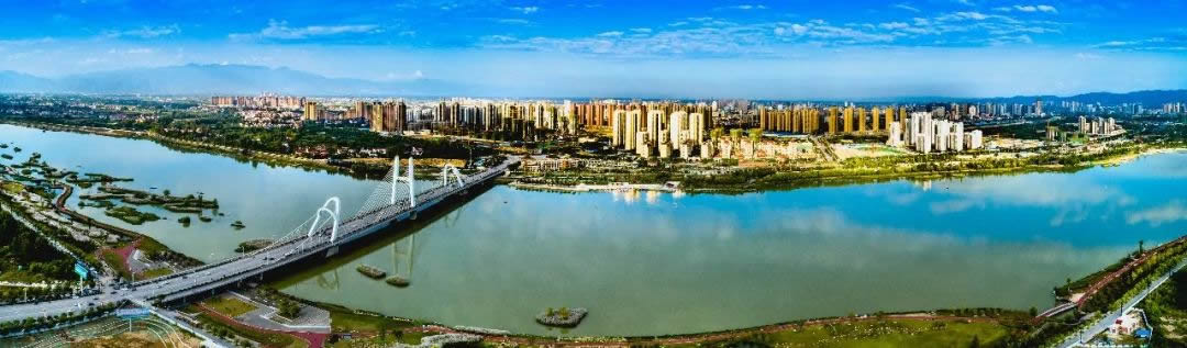 A scenic view of Hanzhong Wumen Weir