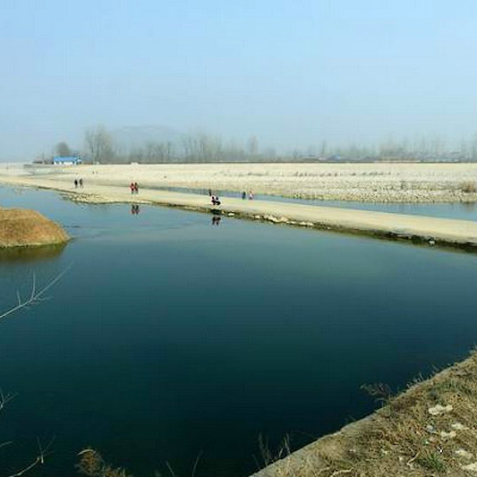 A scenic view of Hanzhong Wumen Weir