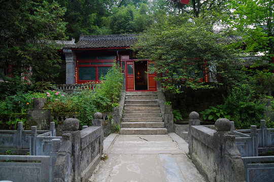 A scenic view of Hanzhong Zhang Liang Temple