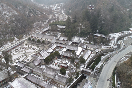 A scenic view of Hanzhong Zhang Liang Temple