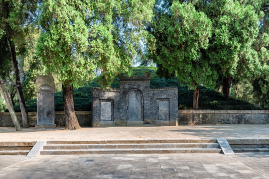 A scenic view of Hanzhong Zhang Qian Tomb