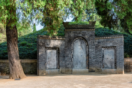 A scenic view of Hanzhong Zhang Qian Tomb