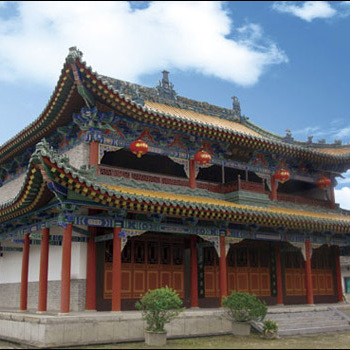 A scenic view of Hanzhong Zhiguo Temple