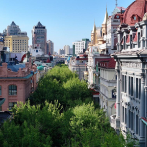 A scenic view of Harbin Tuchengzi Yizhi