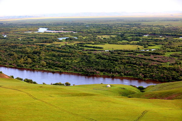 A scenic view of Harbin Wangbozishan Yizhiqun