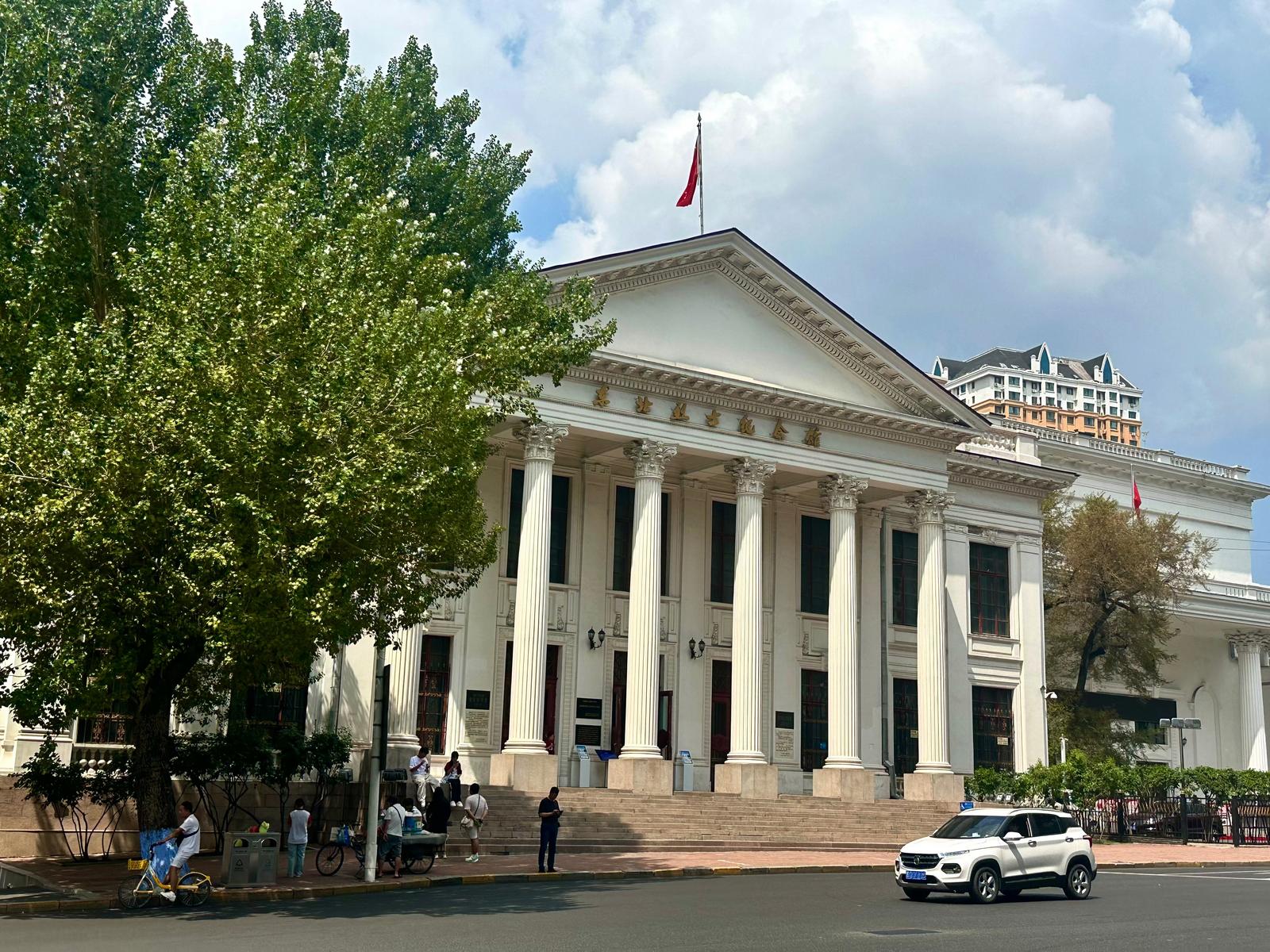 A scenic view of Harbin Weimanzhouguo Jingchating Jiuzhi