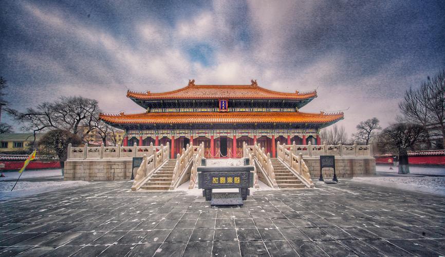 A scenic view of Harbin Wenmiao