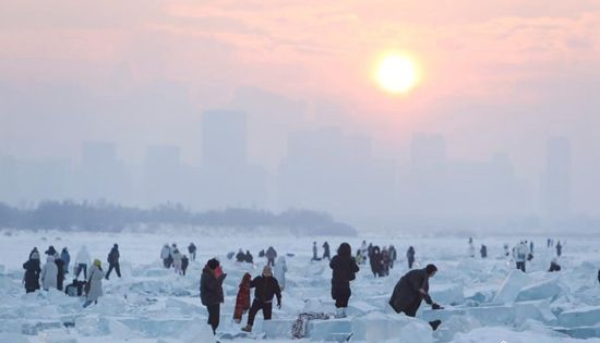 A scenic view of Harbin Yagou Shike