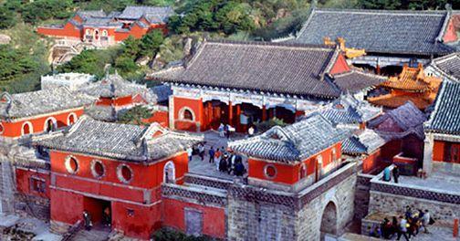 A scenic view of Hebi Bixiagong
