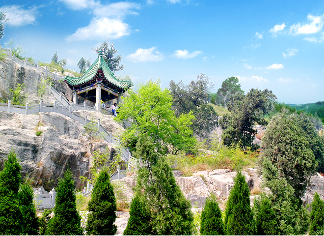 A scenic view of Hebi Dapishanmoyadafojishike