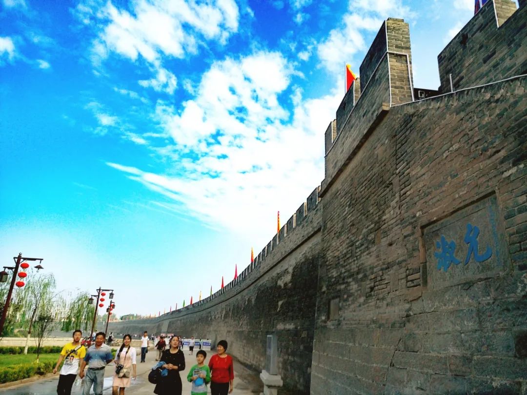 A scenic view of Hebi Junxianguchengqiangjiwenzhige