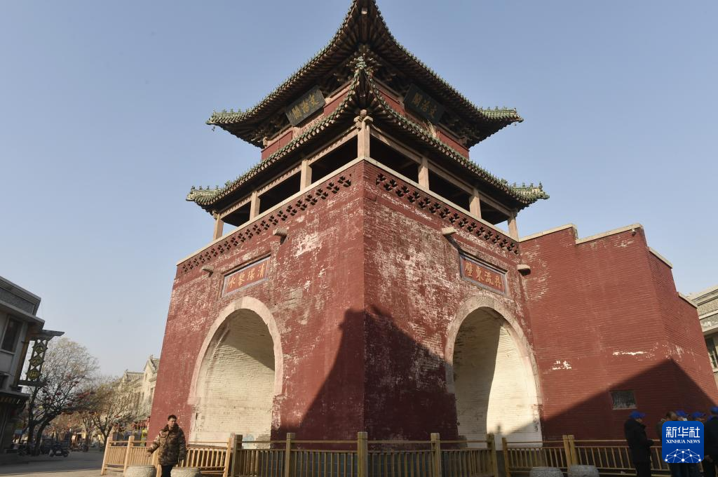 A scenic view of Hebi Junxianguchengqiangjiwenzhige