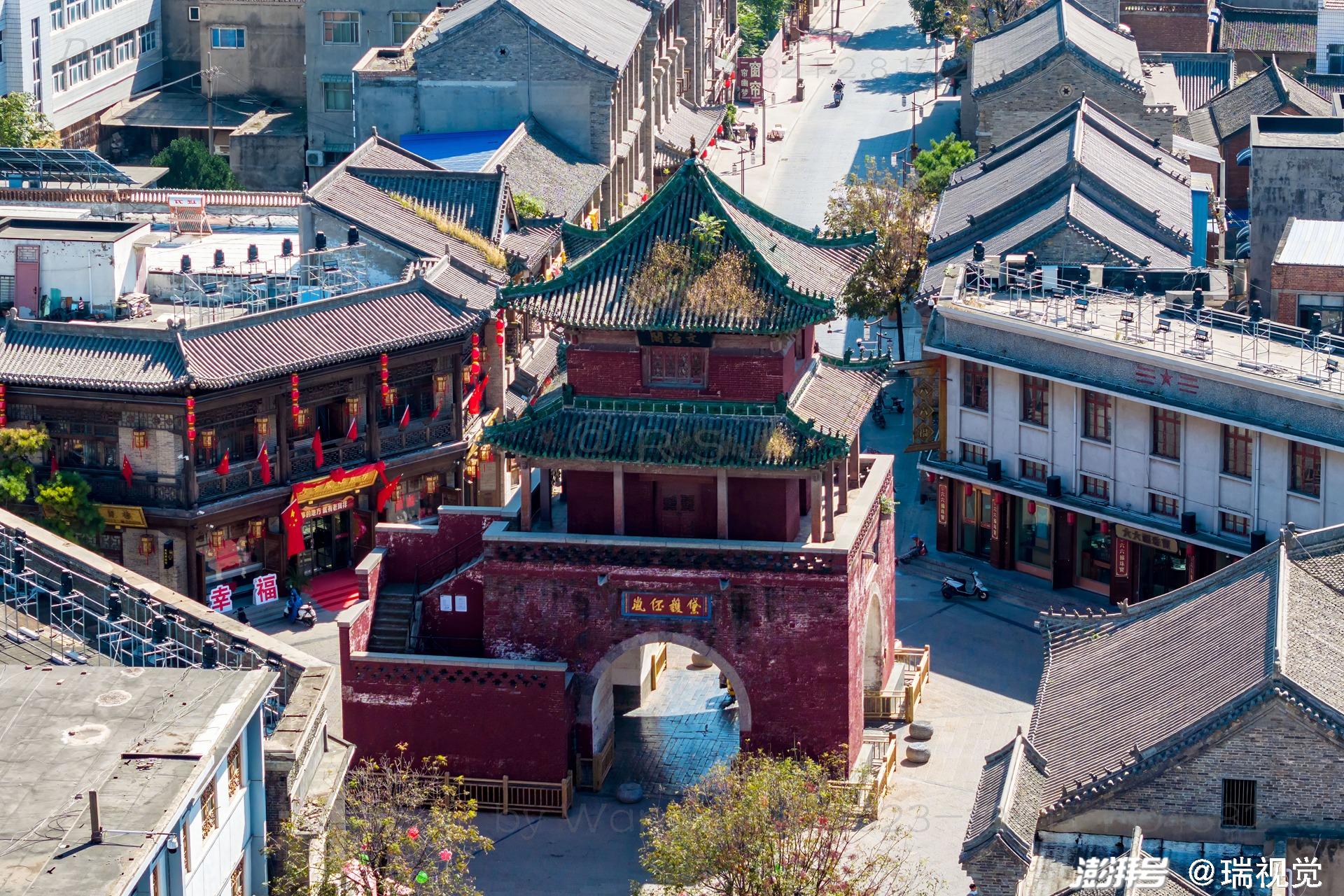A scenic view of Hebi Junxianguchengqiangjiwenzhige