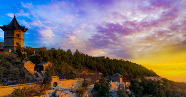 A scenic view of Hebi Junxianxincunyizhi