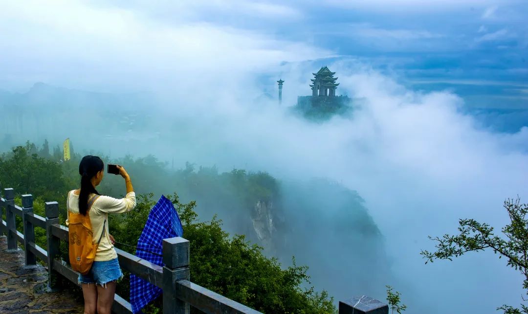 A scenic view of Hebi Liyyangguchengyizhi