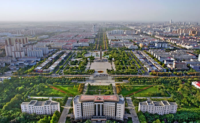A scenic view of Hebi Weiguogucheng