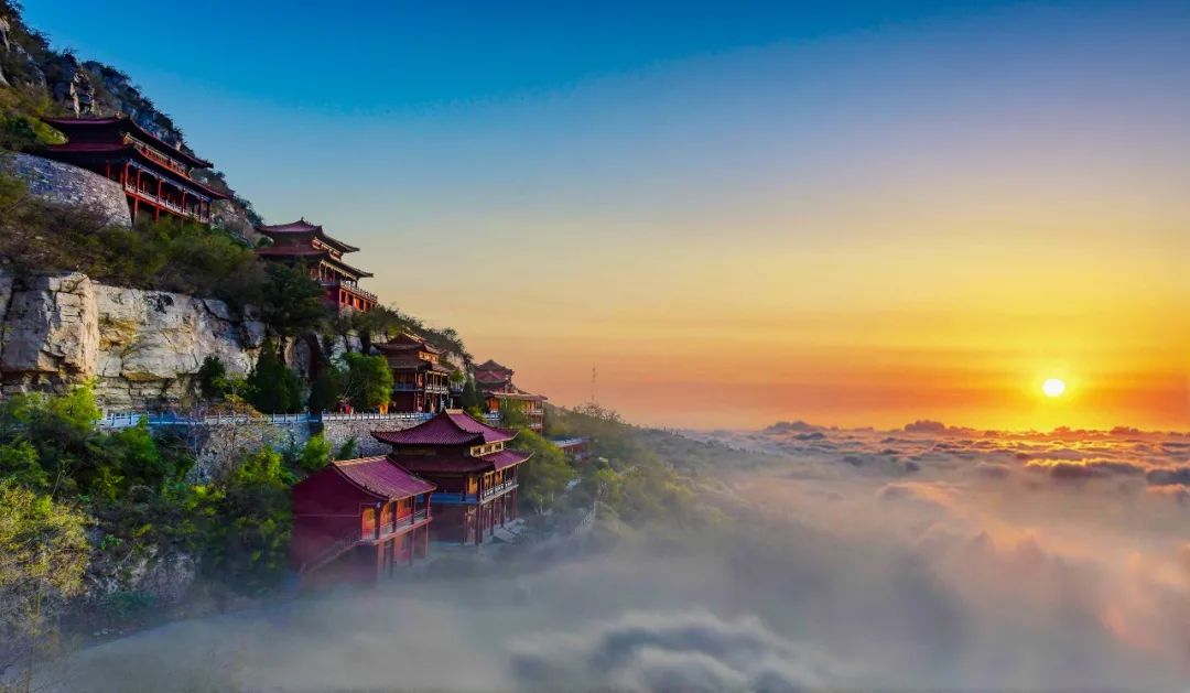 A scenic view of Hebi Weiguogucheng