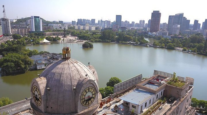 A scenic view of Hefei Laoshan Ta
