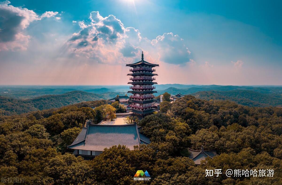 A scenic view of Hefei Laoshan Ta