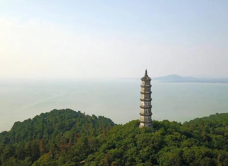 A scenic view of Hefei Laoshan Ta