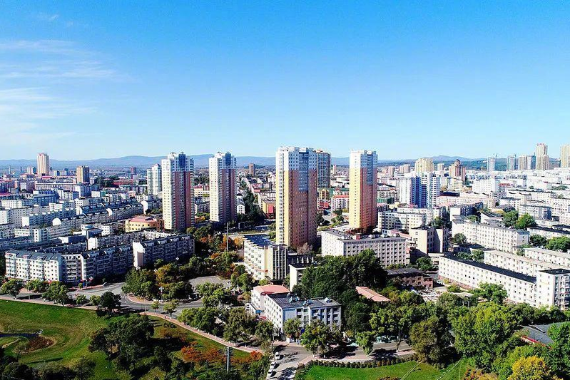 A scenic view of Hegang Zhongxing Chengzhi
