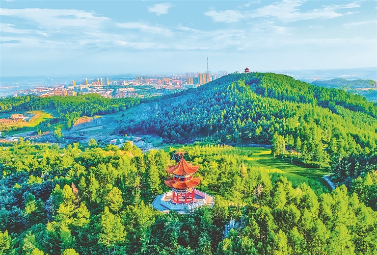 A scenic view of Hegang Zhongxing Chengzhi