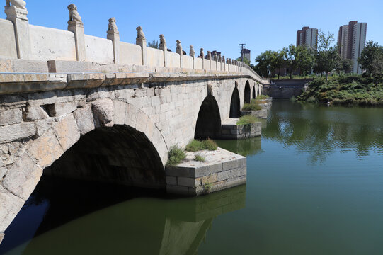 A scenic view of Hengshui Anji Bridge