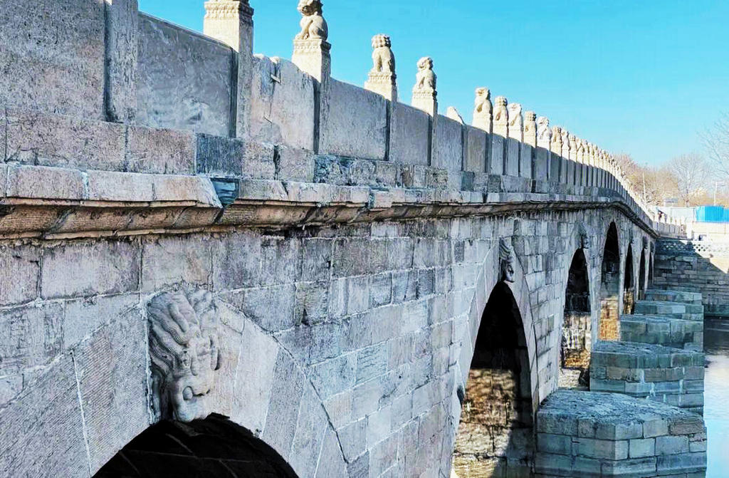 A scenic view of Hengshui Anji Bridge