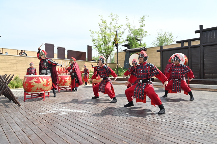A scenic view of Hengshui Jizhou Ancient City Site