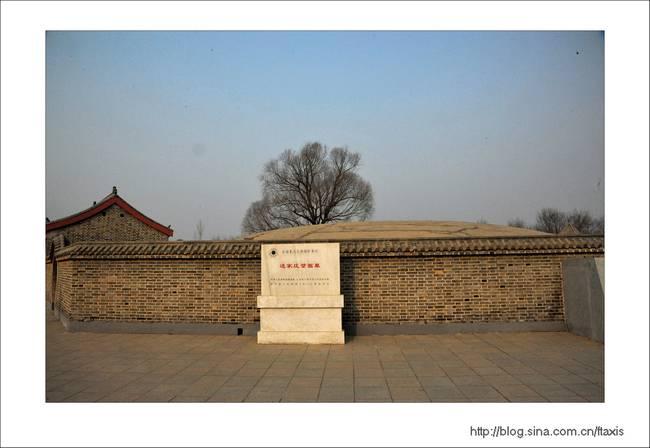 A scenic view of Hengshui Lujiazhuang Mural Tomb
