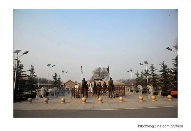 A scenic view of Hengshui Lujiazhuang Mural Tomb