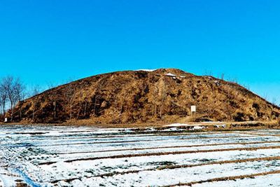 A scenic view of Hengshui Northern Qi Gao Family Tombs