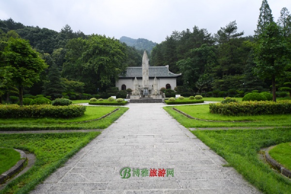 A scenic view of Hengyang Nanyue Zhonglieci