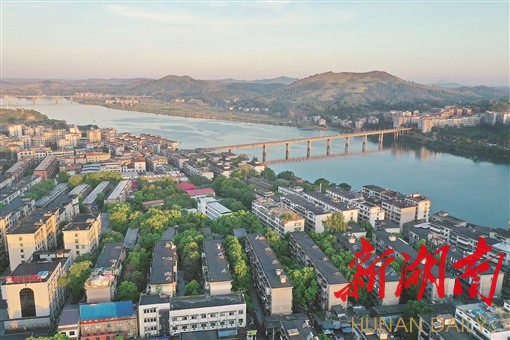 A scenic view of Hengyang Shuikoushan Qianxinkuang Yezhi