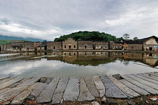 A scenic view of Hengyang Zhongtiancun Gujianzhuqun