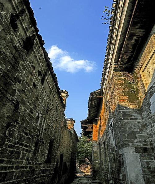 A scenic view of Hengyang Zhongtiancun Gujianzhuqun
