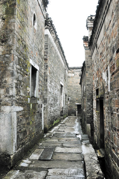 A scenic view of Hengyang Zhongtiancun Gujianzhuqun