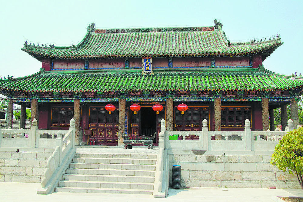 A scenic view of Heze Juye Wenmiao Dachengdian