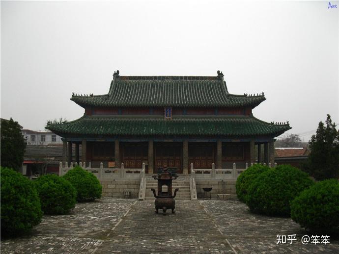 A scenic view of Heze Juye Wenmiao Dachengdian