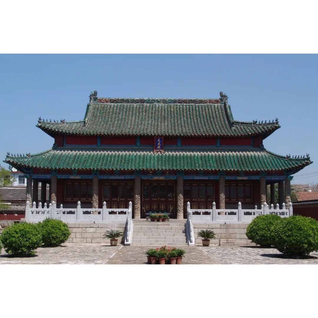 A scenic view of Heze Juye Wenmiao Dachengdian
