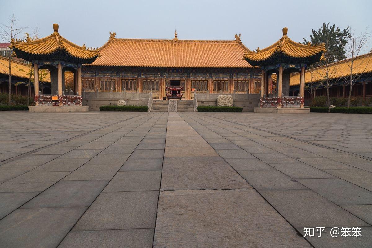A scenic view of Heze Juye Wenmiao Dachengdian