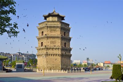 A scenic view of Heze Yuncheng Guanyin Si Ta
