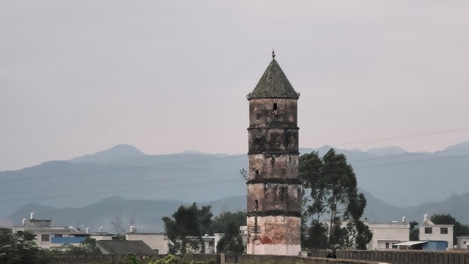 A scenic view of Hezhou Linhe Gucheng