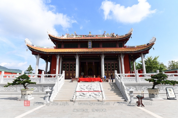 A scenic view of Hezhou Linhe Gucheng